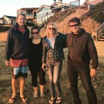 Ben, Katie, Kelli, Randy - Sunset in Cayucos